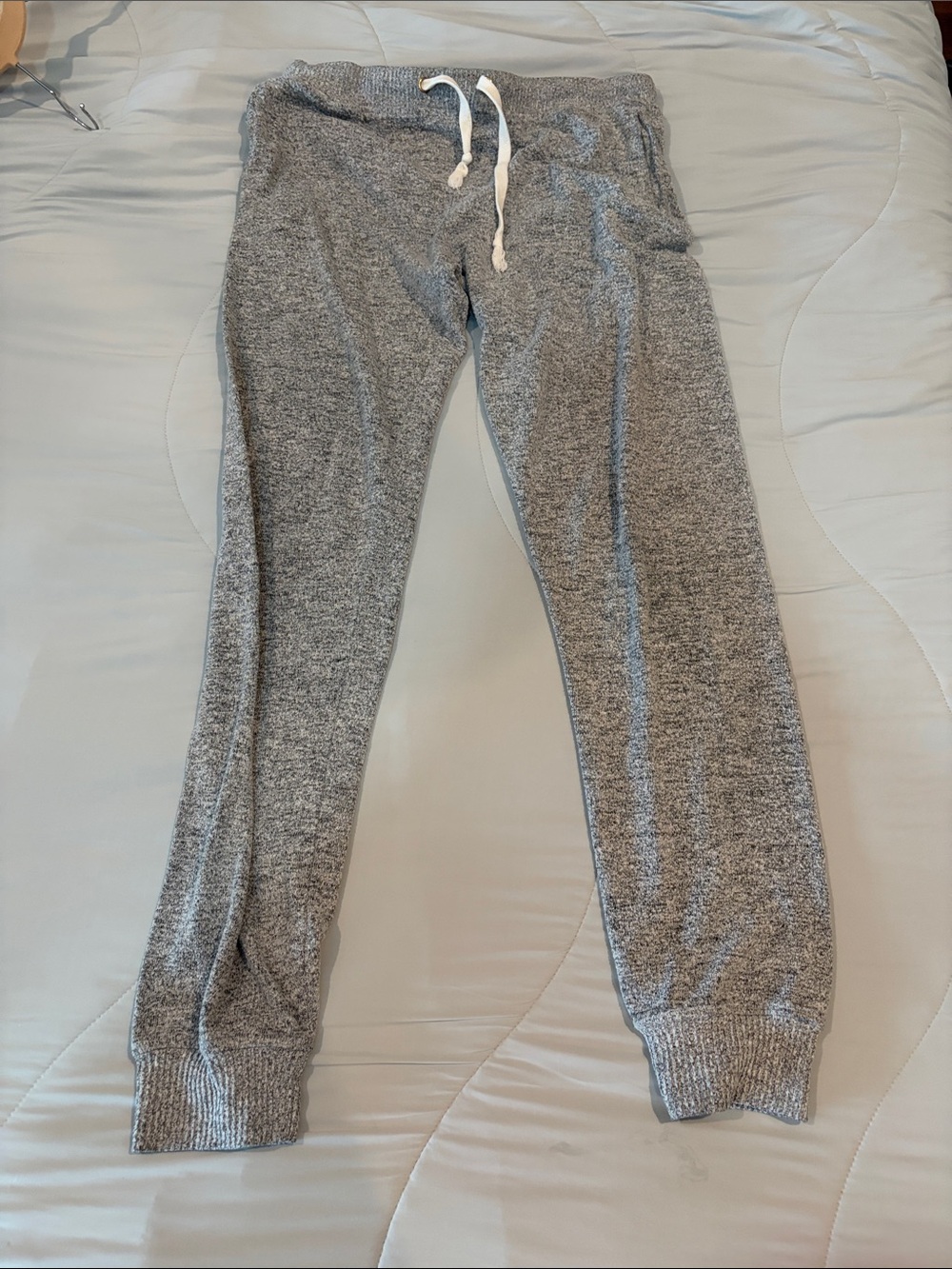 Women's Heather Gray Knit Jogger Pants - Brand Unspecified